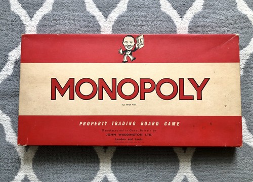 Vintage monopoly board - vintage,