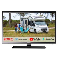 SYLVOX  27” Smart TV 12 Volt RV TV With DVD Player Built-In Android 11.0 system