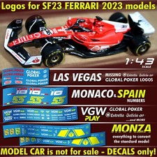 FERRARI SF23 decals LAS VEGAS