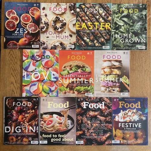 Waitrose food magazines - x,