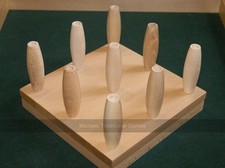 Set of 9 Beech 10cm Bar