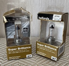 ⭐2 x Halfords 477SB H7 12v