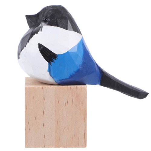 Wooden bird ornament - bird, sparrow