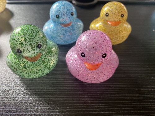 Sparkly rubber ducks 4 - 4,