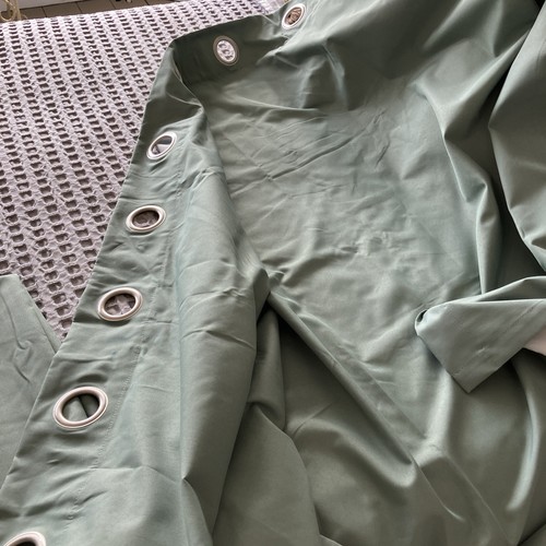 Dunelm green blackout curtains - green,