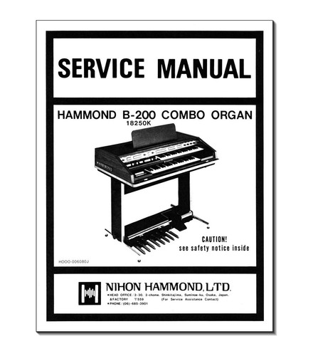 Hammond 200 service manual - hammond,