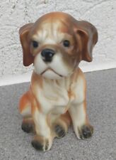 Vintage Dog Sitting Boxer Puppy Collectable Ornament Ceramic 