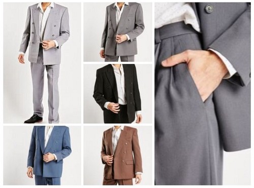 Mens double breasted - breasted, suit