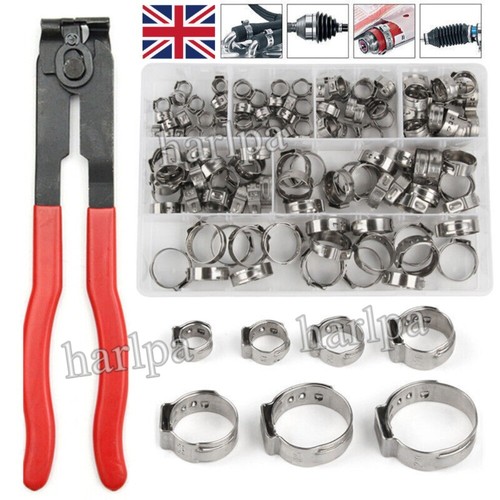 130x assorted hose clamp - assorted,