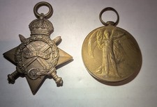 WW1 Medal Pair 1914-15 Star &