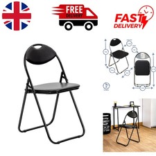 Elegant Black Padded Folding