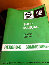 Opel Rekord D Commodore B Official GM Factory Issue Dealer Repair Manual