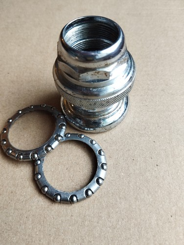 Vintage chrome steel - steel, 1"