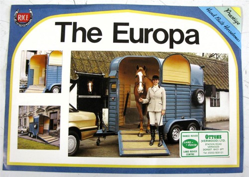 Rice europa horsebox - europa,