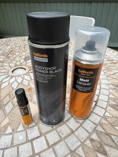 Halfords Car Paint Set: Black