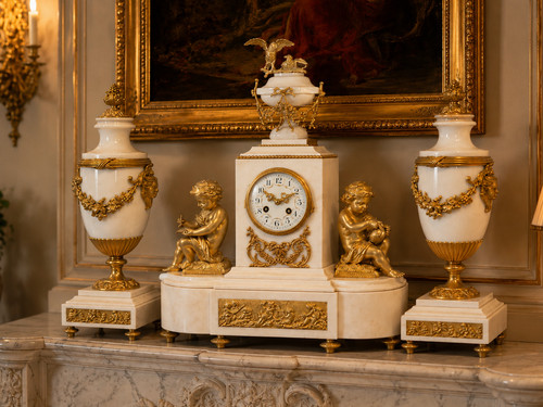 Clock set french - french, xvi