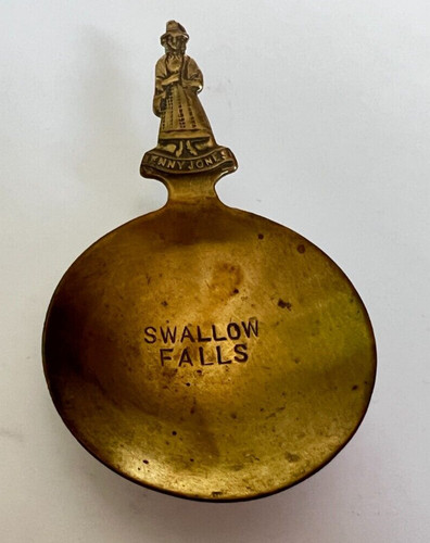 Antique brass souvenir tea - antique,