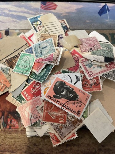 Vintage postage stamp lot - vintage,
