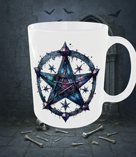 Gothic Pentagram Mug –