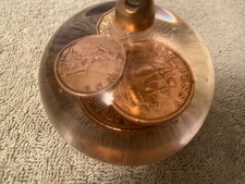 Vintage Lucite paperweight pen