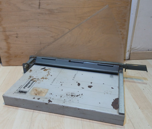 Vintage guillotine metal board - vintage,
