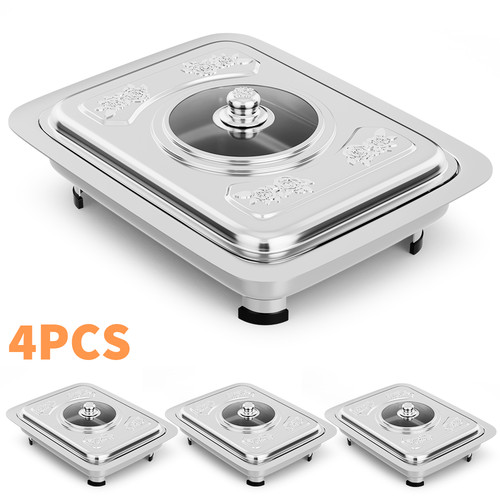 4pcs buffet food holders - holders, with