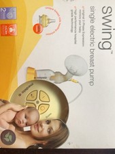Used Medela Swing Breast Pump with Calma Teat Discolouration Due