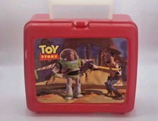 Vintage Disney Toy Story Lunchbox No Thermos Bottle 90's Disney Red Retro