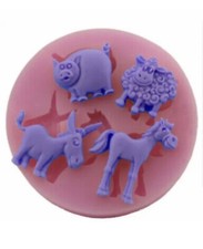 Farm Animal Mould Cake Fondant