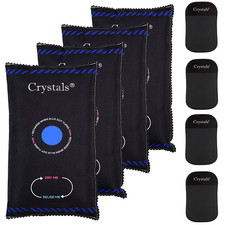 Reusable Car Dehumidifier Clear Windscreen Moisture Damp Absorber Gel Bags - 1KG