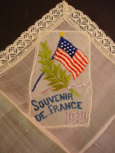 Antique ww1 handmade lace trim - antique,