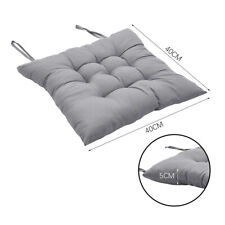 4X Chair Seat Pads Cushions Tie on Dining Chair Cushion for Garden Kitchen Patio