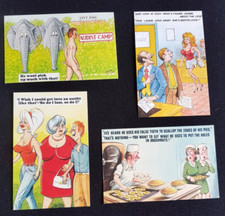 4 Bamforth Saucy Seaside Comic