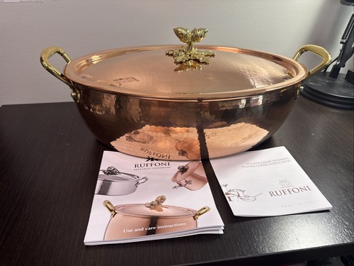 Ruffoni copper oval - oval, deep