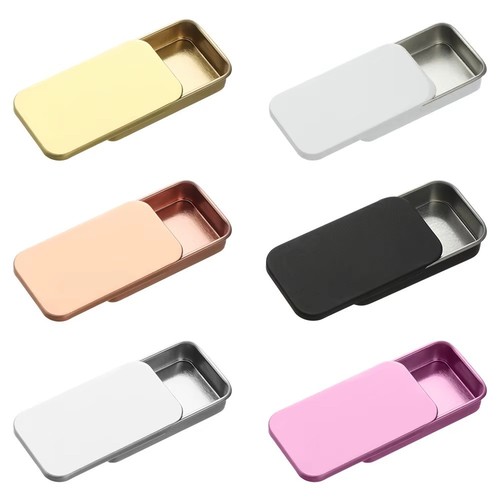 Metal rectangular empty - empty, hinged