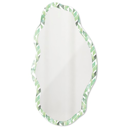 Ornate wall mirror with - mirror,