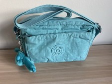 Kipling Abanu Small Crossbody Shoulder Handbag In  Turquoise New Monkey Evelien