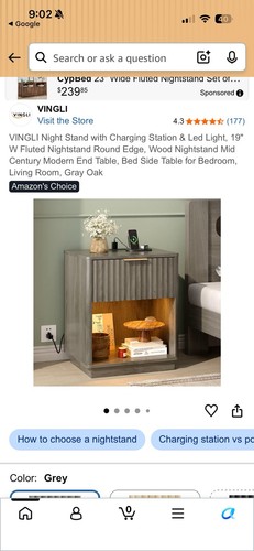 Vingli led nightstand - vingli,