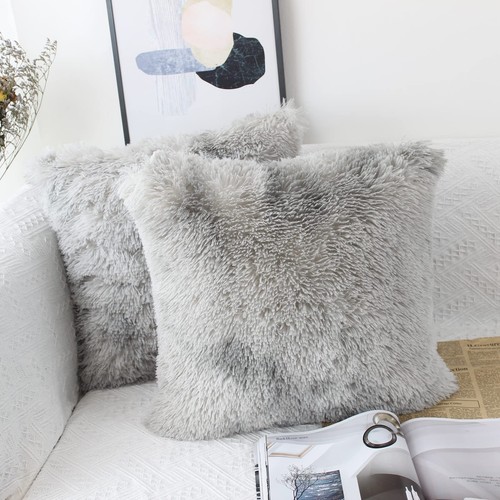 Oyimua soft faux fur cushion - faux,