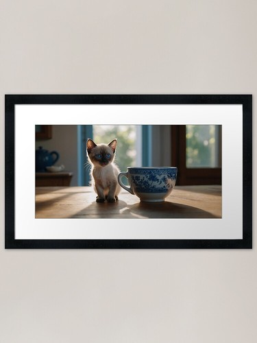 Curious siamese kitten near - kitten,
