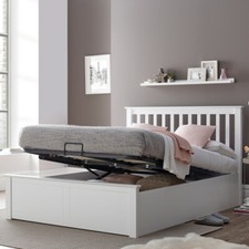 Wood Ottoman Bed Malmo Storage
