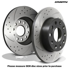 Rear grooved drilled - rear,