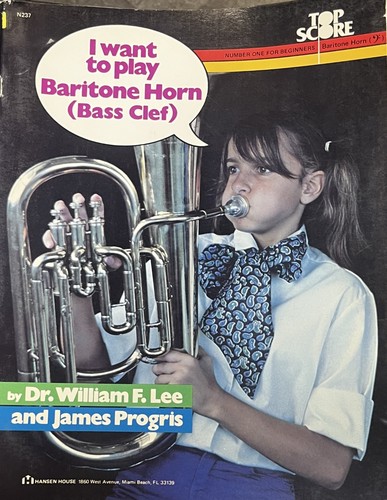 Want play baritone horn - to,