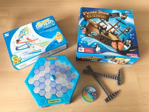 Pirate penguin balancing game - pirate,