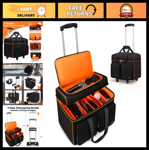 Rolling gear bag with - rolling,