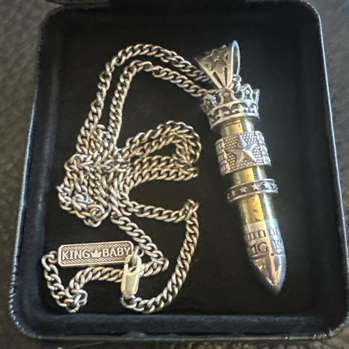 King baby bullet necklace - king,