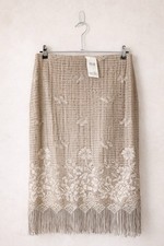 Wallis Skirt Beige Metallic
