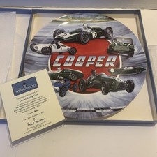Limited Edition Cooper Racing Cars Wedgwood Plate No.105 Lionel Jeans F1 F3 Mini