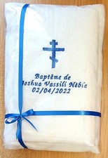 Baptism with orthodox cross