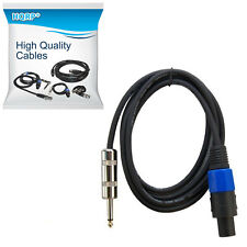 Speakon to 1/4-inch Cable for